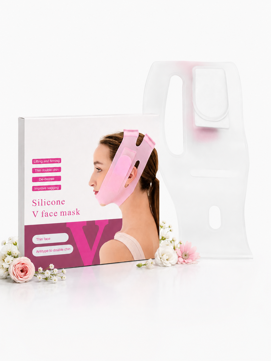گن غبغب اورجینال V Shape | فرم‌دهی خط فک و کاهش ظاهر غبغب در خانه