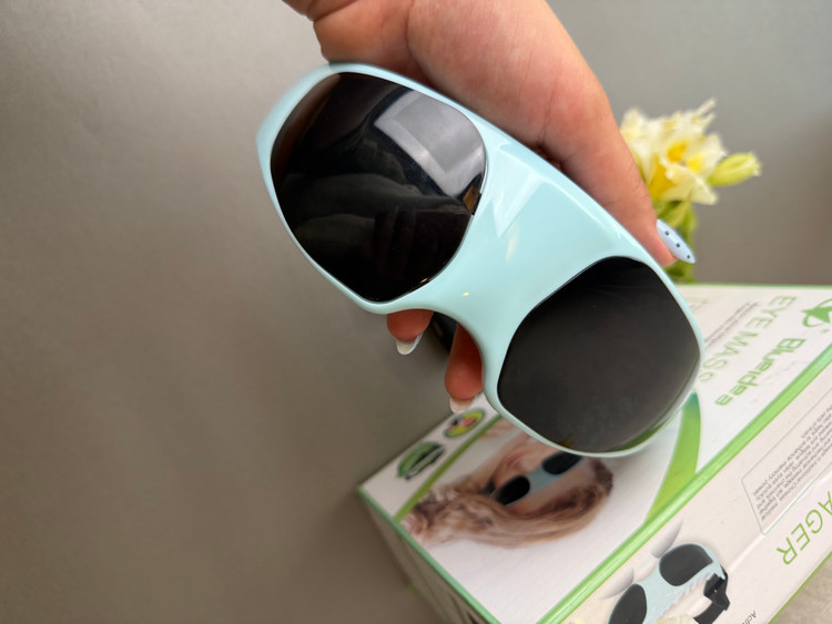ماساژور چشم شارژی اورجینال BLUE IDEA | کاهش خستگی و پف دور چشم با گرما و ویبره