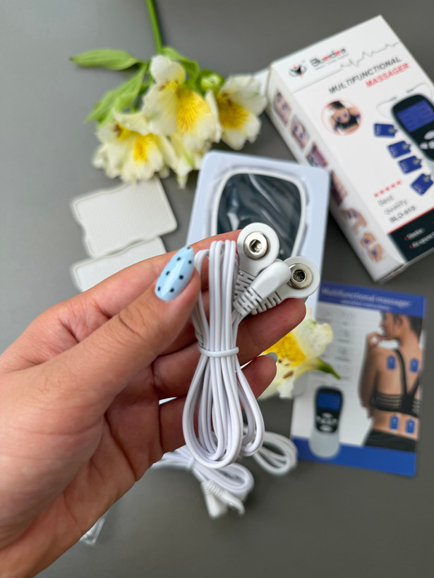 دستگاه تنس عضلانی بلوآیدیا اورجینال مدل BLD-610 مینی | TENS و EMS برای تسکین درد و ماساژ عضلات| فیزیوتراپی خانگی