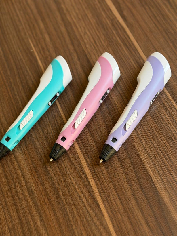 قلم طراحی سهبعدی 3D PEN-2 اورجینال | نمایشگر دار با تنظیم سرعت و فیلامنت PLA و ABS