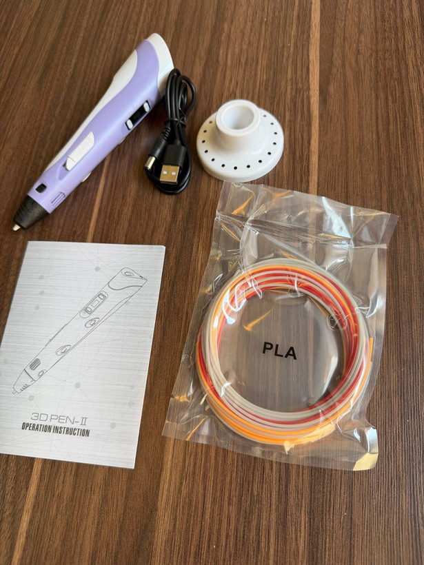 قلم طراحی سهبعدی 3D PEN-2 اورجینال | نمایشگر دار با تنظیم سرعت و فیلامنت PLA و ABS