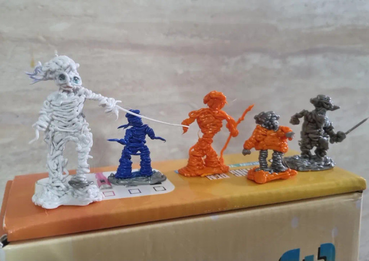 قلم طراحی سهبعدی 3D PEN-2 اورجینال | نمایشگر دار با تنظیم سرعت و فیلامنت PLA و ABS